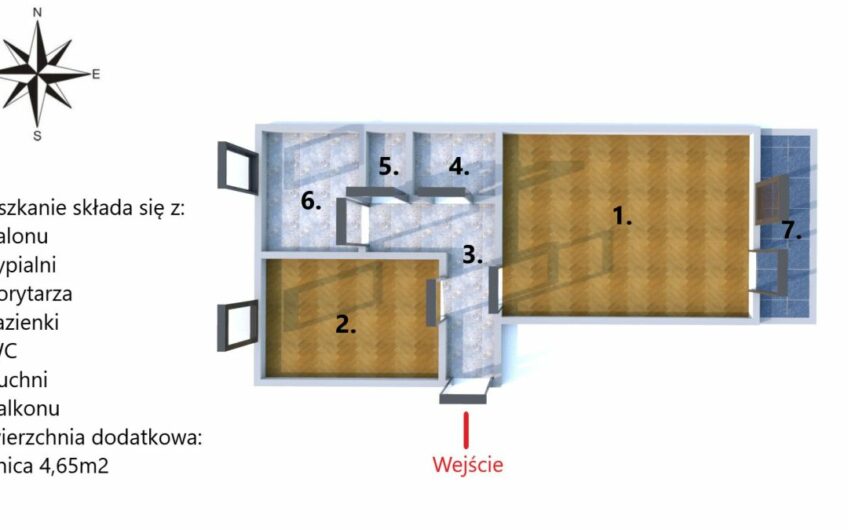 2 Pokoje| Wszędzie Blisko| Spółdzielczo-włas.