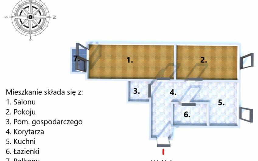 2 Pokoje| 2 Piętro| Lokalizacja| Od Zaraz